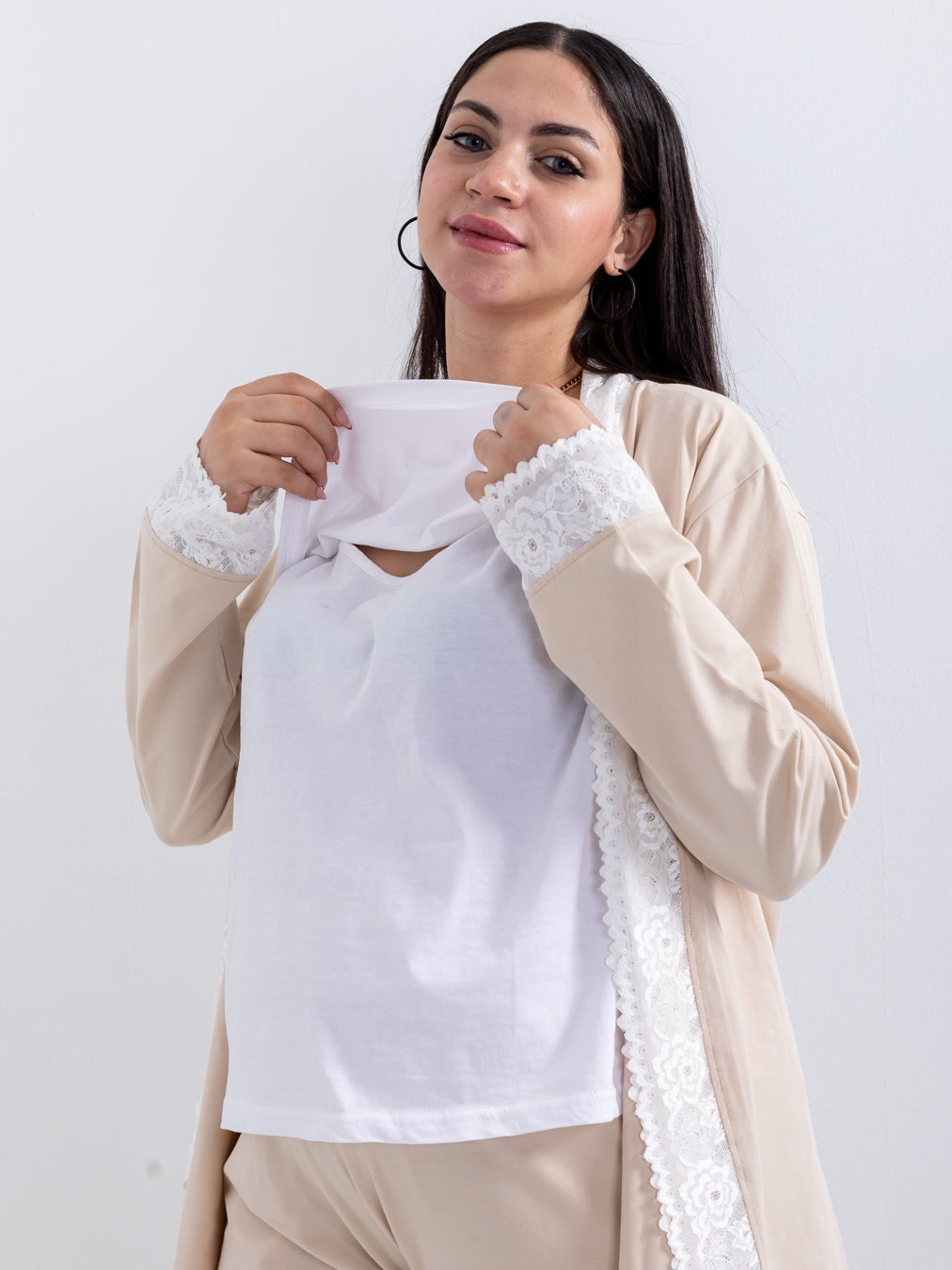 Soft Lace Pajama (Autumn Collection)