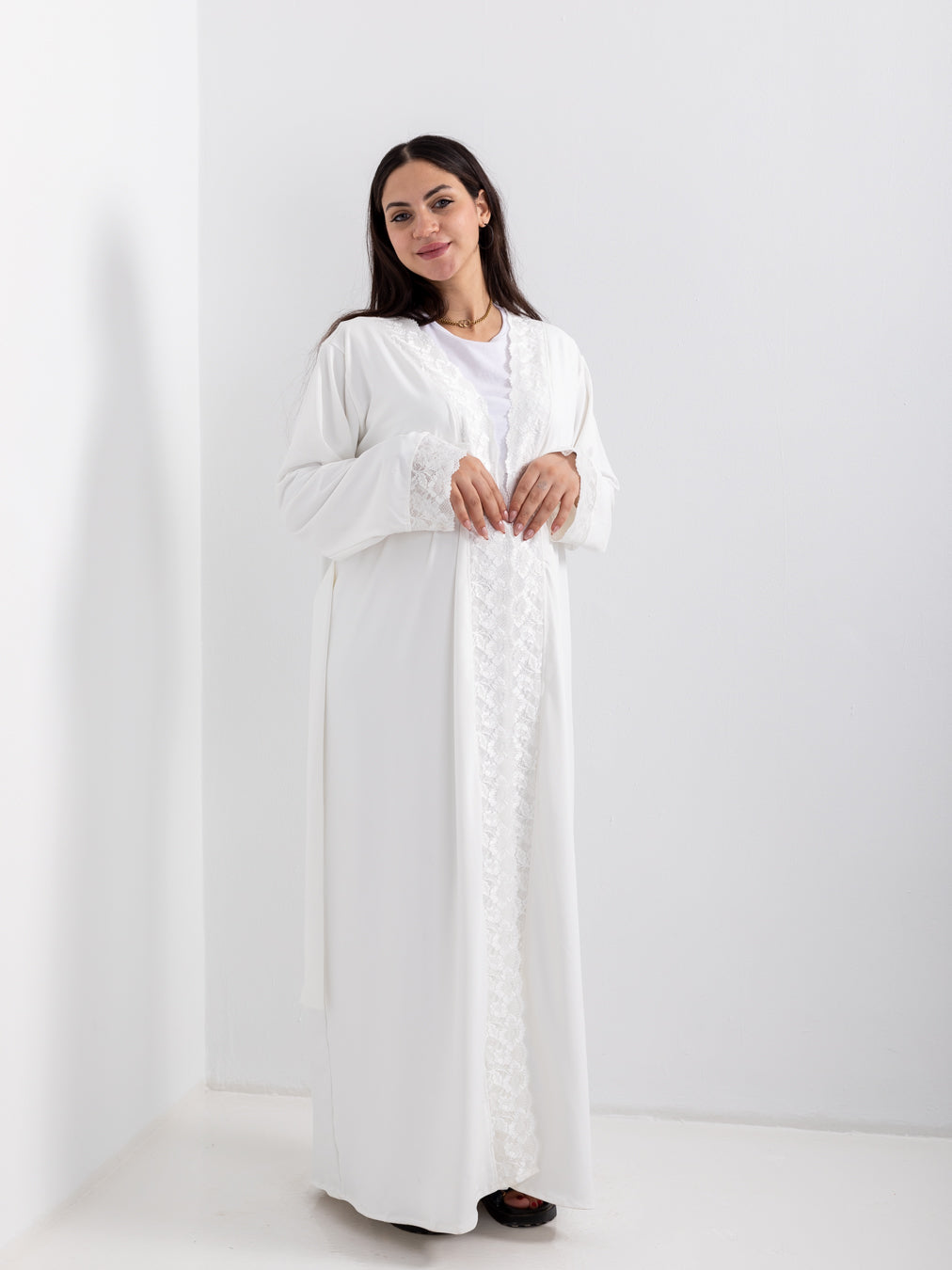 Plain Lace Robe ( Autumn Set )