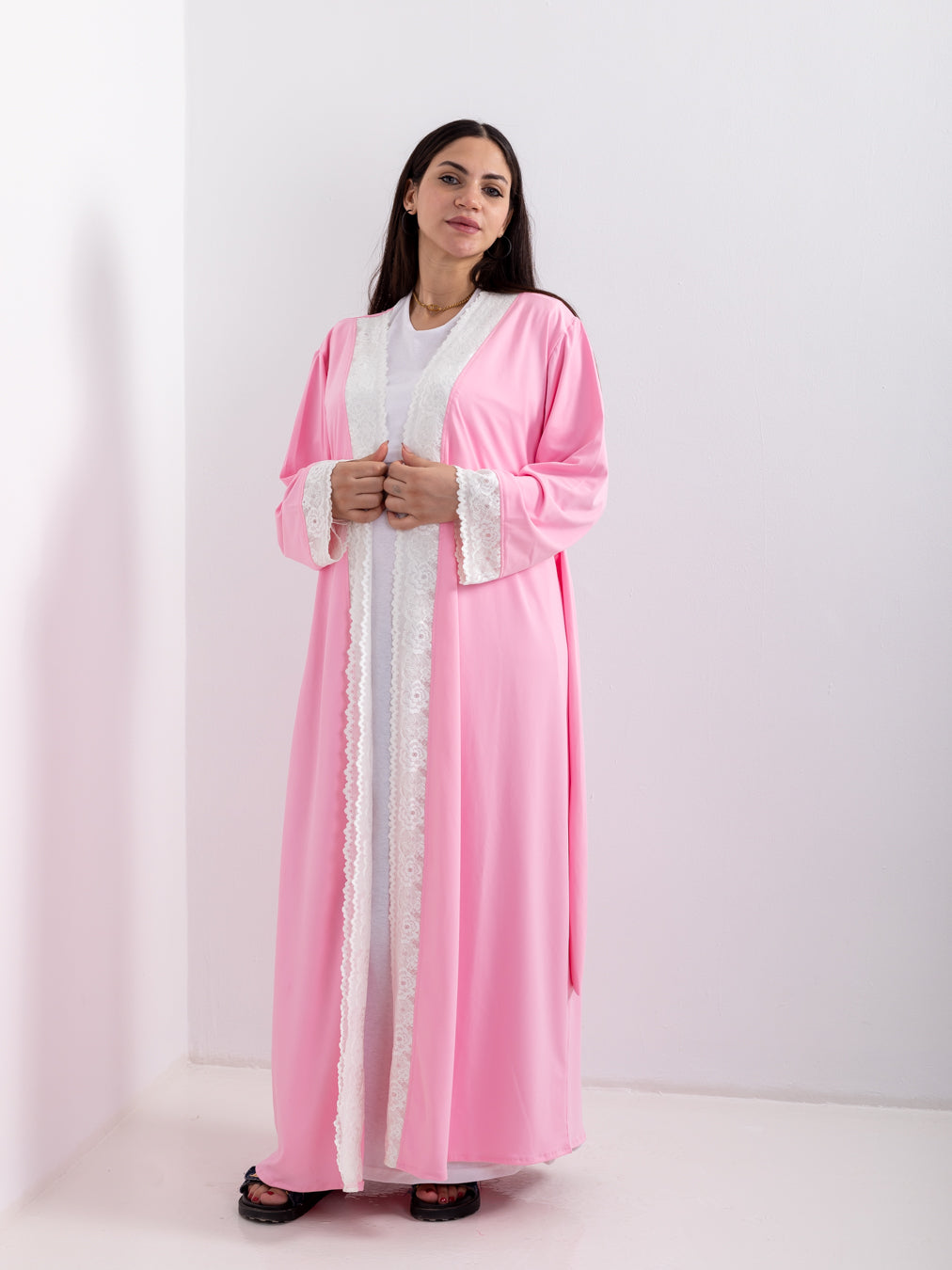 Plain Lace Robe ( Autumn Set )