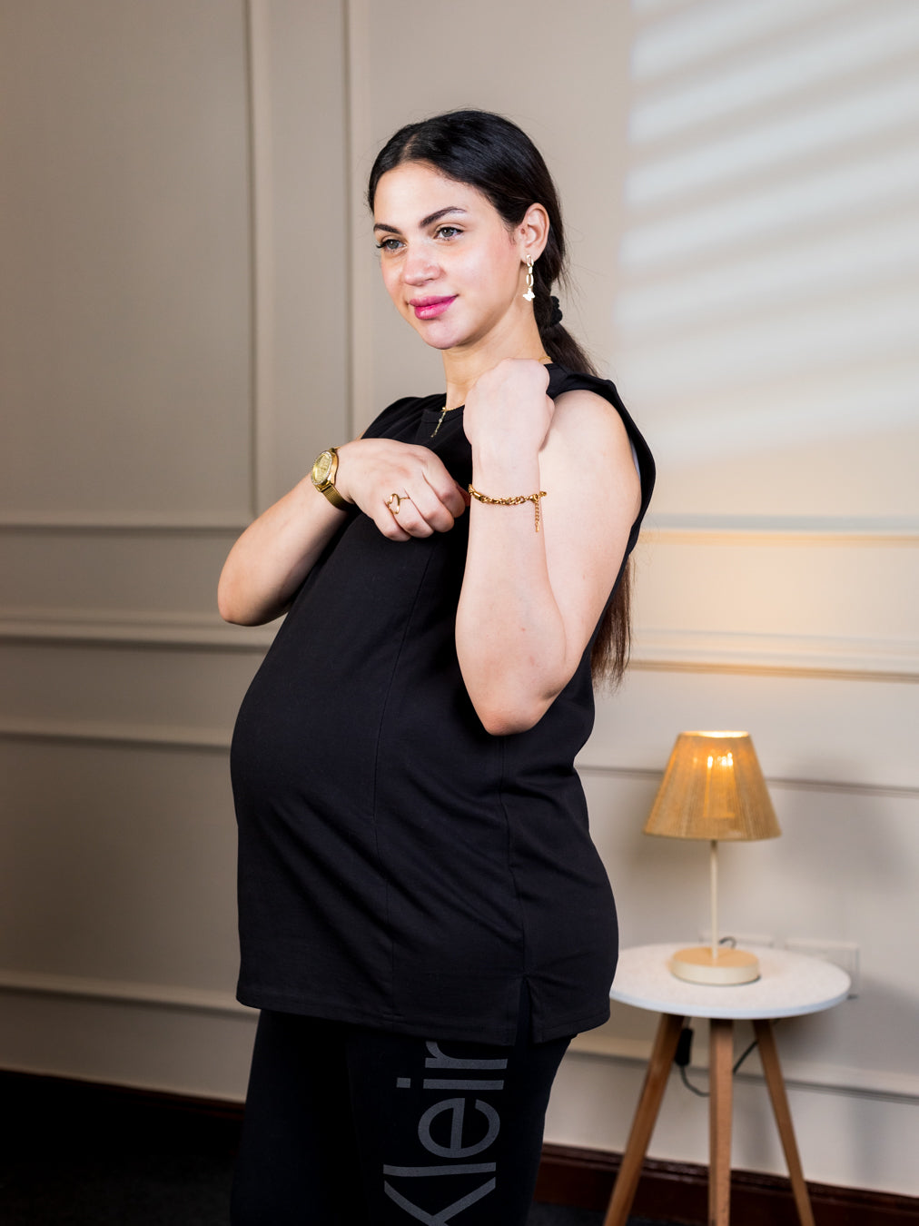 Basic Cotton Nursing Tee | Winter Collection