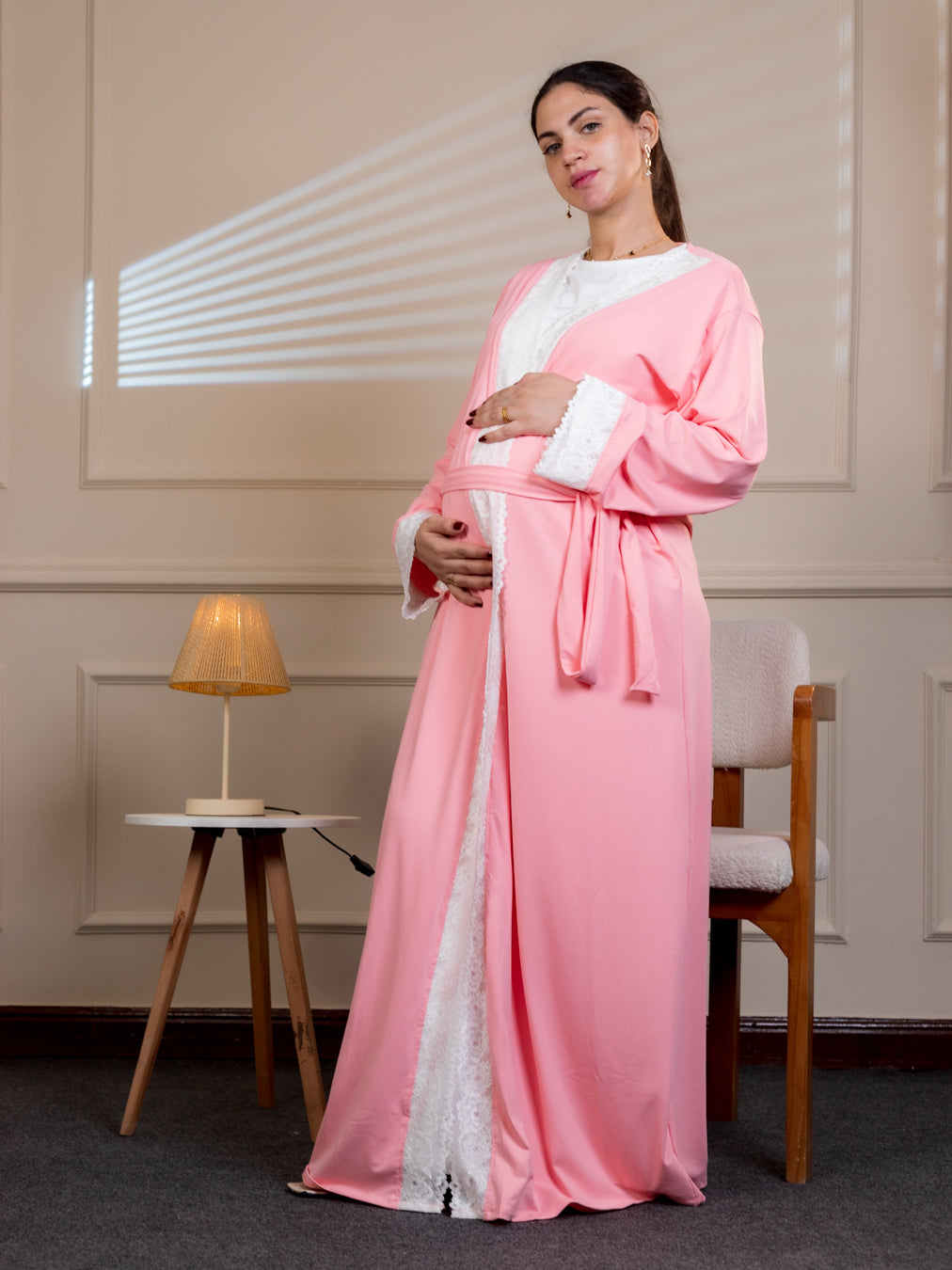 Plain Lace Robe | Autumn Collection