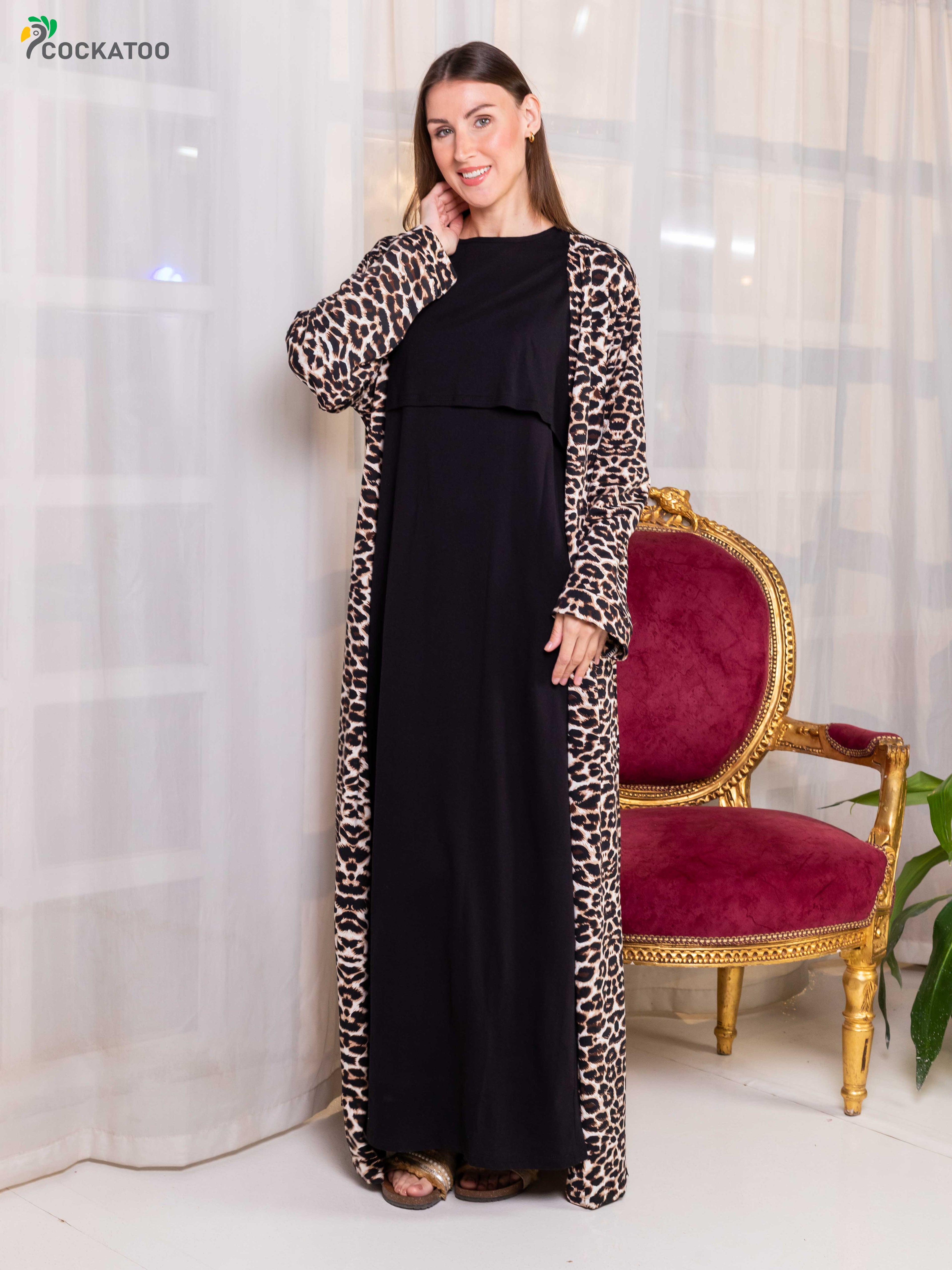 Tiger Print Nursing Set – Regular Fit Lycra Summer Wear