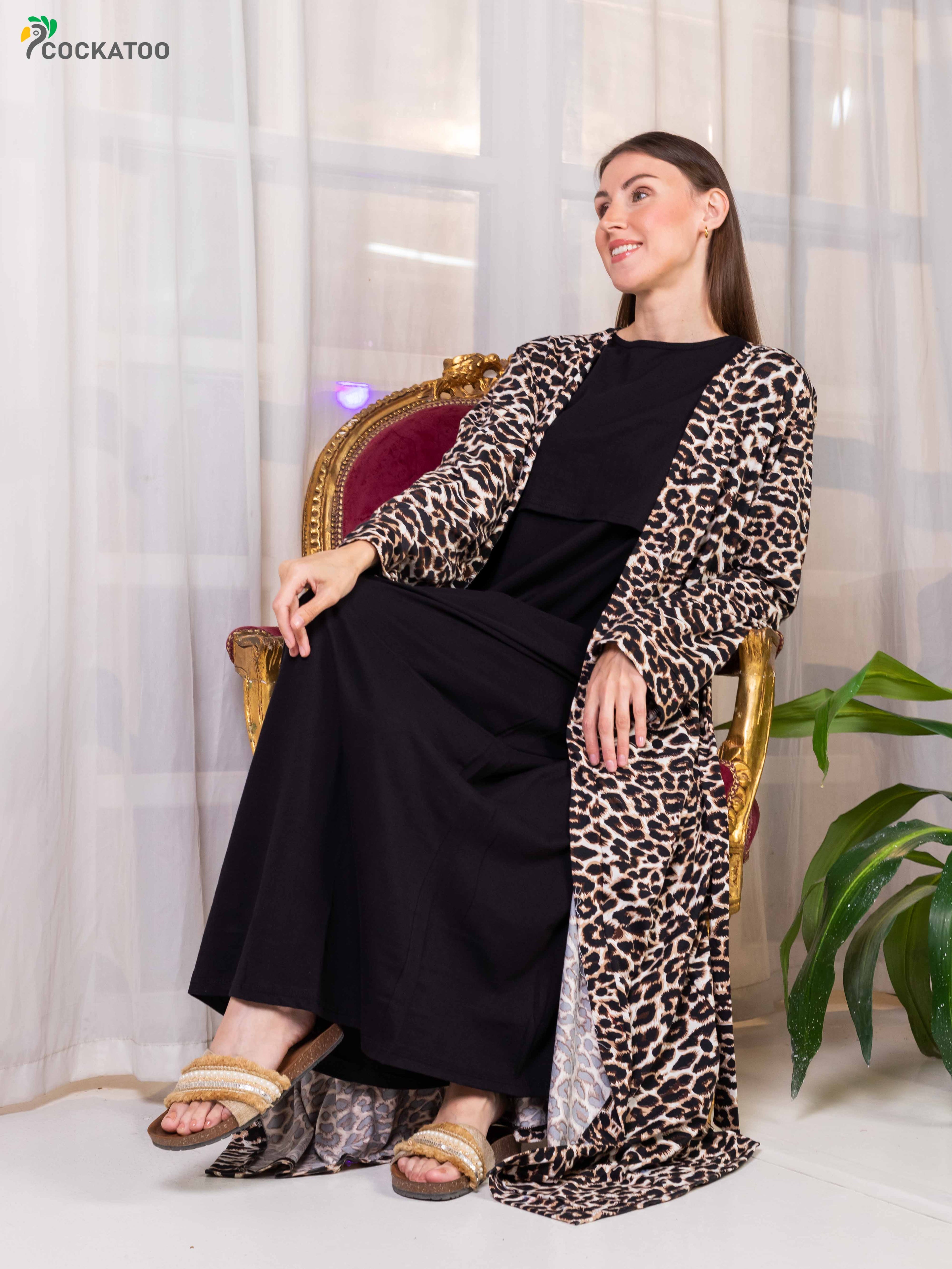 Tiger Print Nursing Set – Regular Fit Lycra Summer Wear