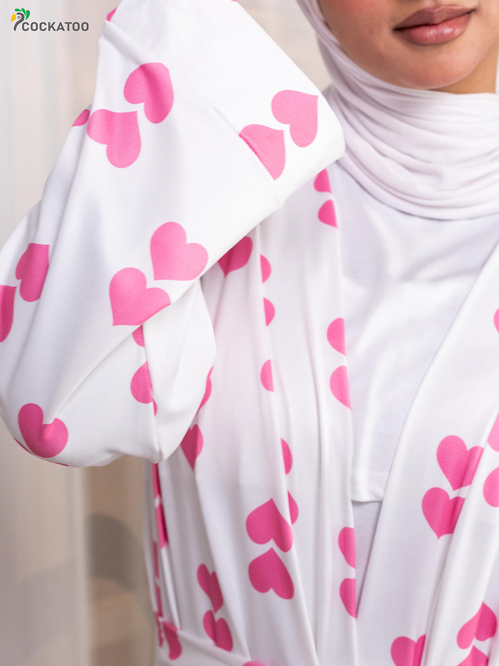 طقم روب قلوب متناسق