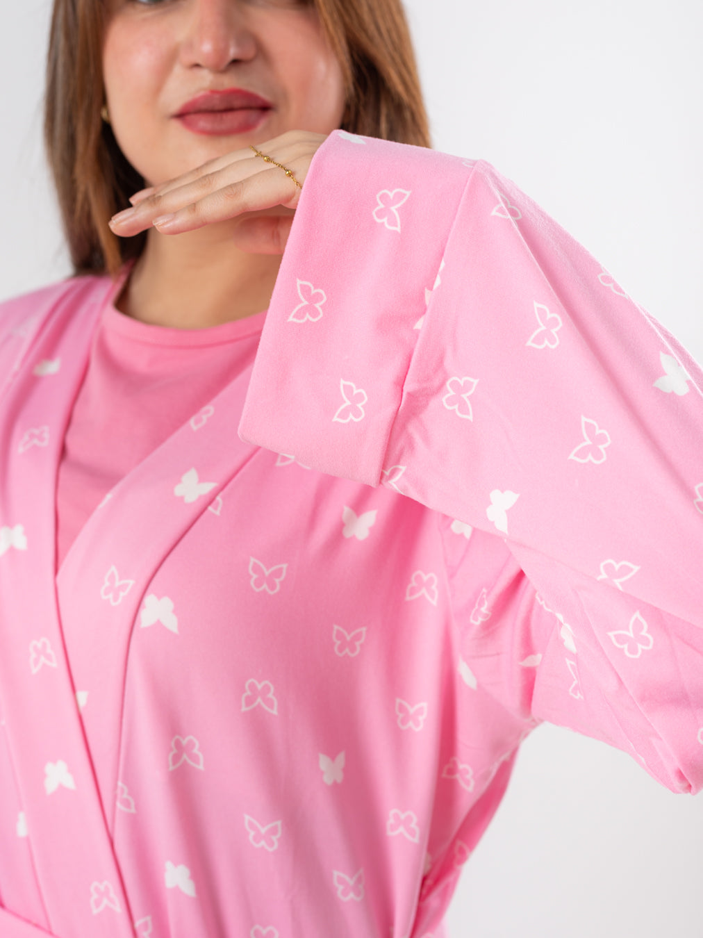 Pink Butterfly Mom & Matching Baby Set