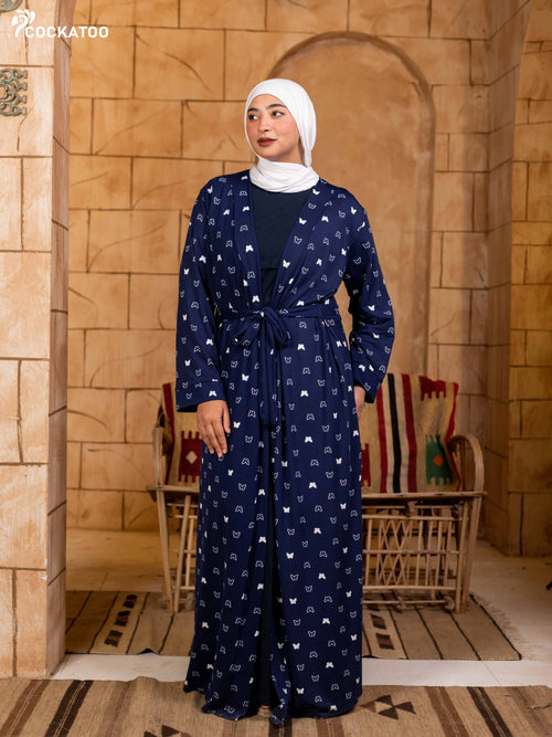 Butterfly Nursing Robe Set – Lycra Regular Fit Summer Wear