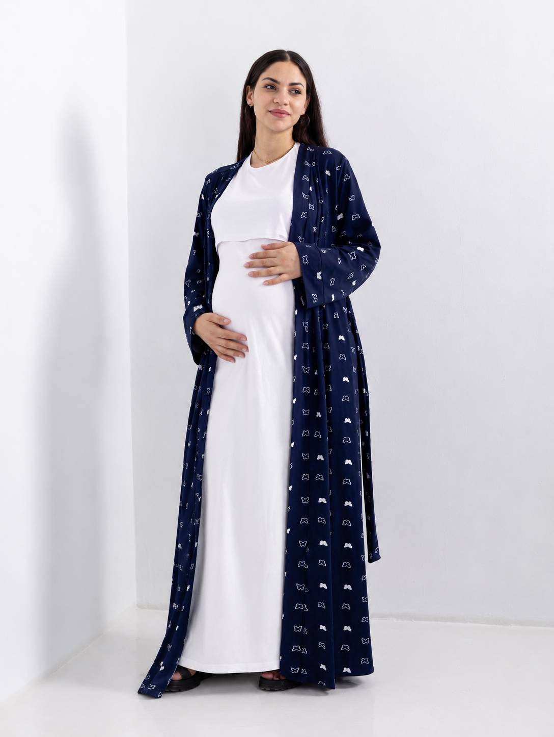 Navy Autumn Nursing Set